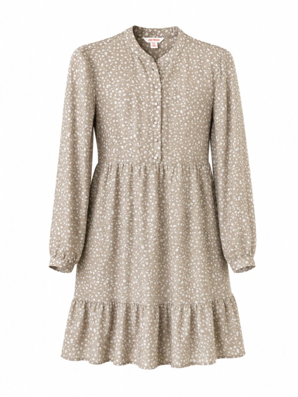 🪩 2/20 Joe Fresh Spotted Tiered Babydoll Dress Size XS/TP